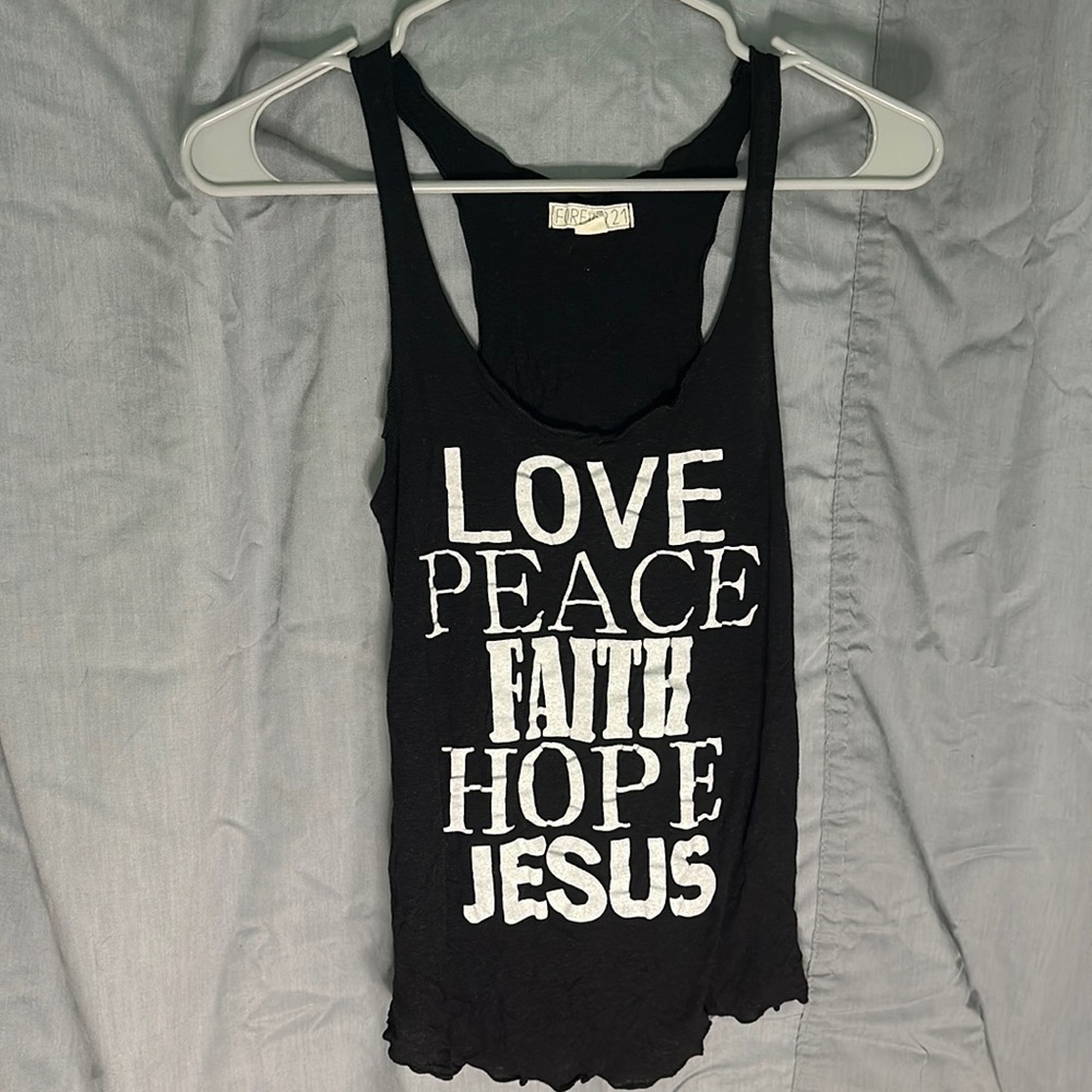 Jesus tank forever 21 Small